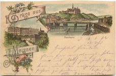Gruss aus Meissen - Vorläufer 1892