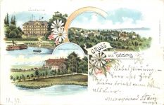 Gruss aus Tutzing - Litho