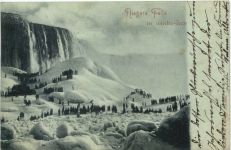 Niagara Falls in winter dress
