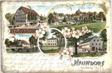 Naundorf bei Freiberg - Litho