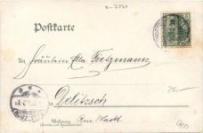 Gruss aus Hohenleina-Crostitz - Litho