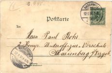 Gruss aus Grossdeuben - Litho - Böhlen
