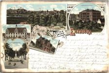 Gruss aus Eilenburg - Litho