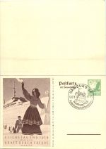 Reichstagung 1938 - Kraft durch Freude Hamburg - Klappkarte