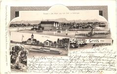 Gruss vom Ammersee - Diessen - Litho