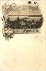 Mühlfeld Herrsching am Ammersee - Litho