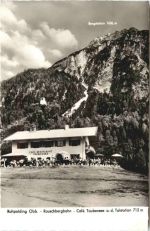 Ruhpolding, Rauschbergbahn-Cafe Taubenhaus