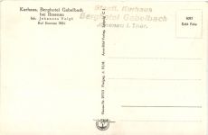 Ilmenau, kurhotel Gabelbach