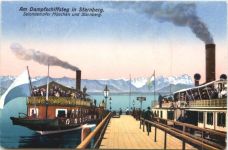 Starnberger See, mit Dampfer Starnberg und München
