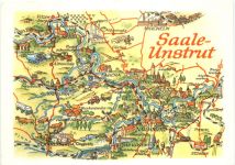 Saale-Unstrut, Karte