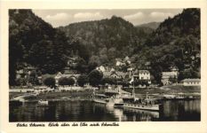 Schmilka, Blic über die Elbe