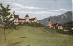 Füssen, Schloss, mit Baumgarten