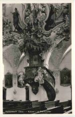 Rottenbuch Obb., Kanzel in der Pfarrkirche