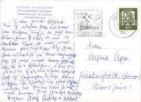 Göttingen, Gänselieselbrunnen mit Jacobiturm