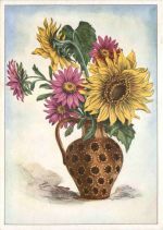 Blumen - Sonnenblumen und Astern