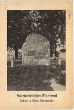 Hassfurt am Main - Sudetendeutsches Mahnmal