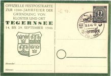 Tegernsee - 1200 Jahrfeier 1946