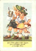 Künstler Ak Baumgarten