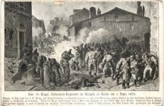 15. Bayer. Infanterie Regiment im Kampfe in Balan