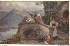 Künstler Ak Schultheiss - Bahnpost Coburg Lauscha
