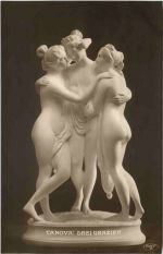 Skulptur - Canova - Drei Grazien