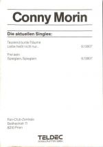 Conny Morin mit Autogramm - Sängerin