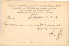 Ganzsache gelaufen in Topper 1907