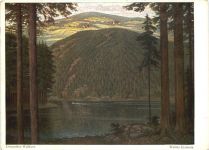 Künstler Ak Walter Einbeck - Deutscher Waldsee