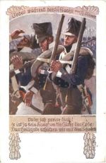 Gebetz während der Schlacht