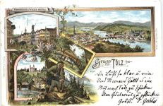 Gruss aus Bad Tölz - Litho