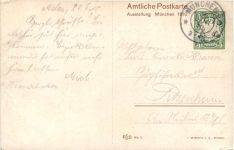 München - Ausstellung 1910 - Privatganzsache