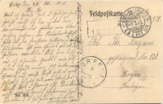 Fort Loucin bei Lüttich - Feldpost K B 1. Res Div