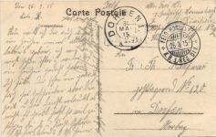 Lille - Grand Place - Feldpost K B 1. Res Div