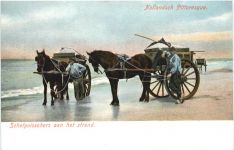 Holland - Schelpvisshers aan het Strand