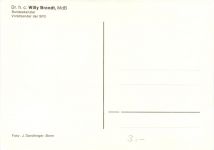 Willy Brandt mit Autogramm