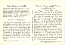 Papst Johannes Paul II