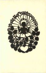 Scherenschnitt Künstler Ak A. M. Schwindt