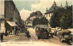 Pau - La Rue de la Prefecture - Tramway