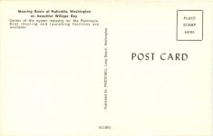 Washington - Moorng basin at Nahcotta
