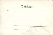 Gruss aus St. Goarshausen - Litho