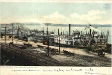 Memphis - The Levee from the Bluff