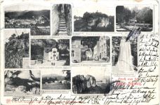 Gruss aus der Sächsischen Schweiz - Hohnstein Schandau