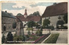 Königsbrück - Schloss und Kriegerdenkmal