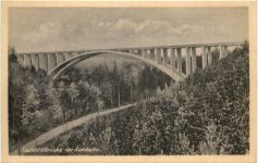 Teufelsbrücke der Autobahn bei Hermsdorf