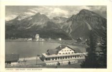 Arosa - Obersee und Bahnhof
