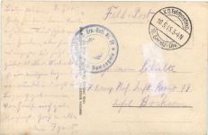 Soldatenfriedhof bei Cernay - Feldpost 10 Ersatz Div