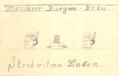 München - Bürger Bräu - handgemalt