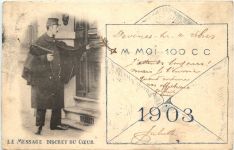 Briefträger - Jahreszahl 1903