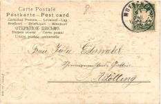 Jahreszahl 1904 - Prägekarte