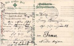 Kriegsfürsorge Landshut - Kriegs Weihnachten 1915